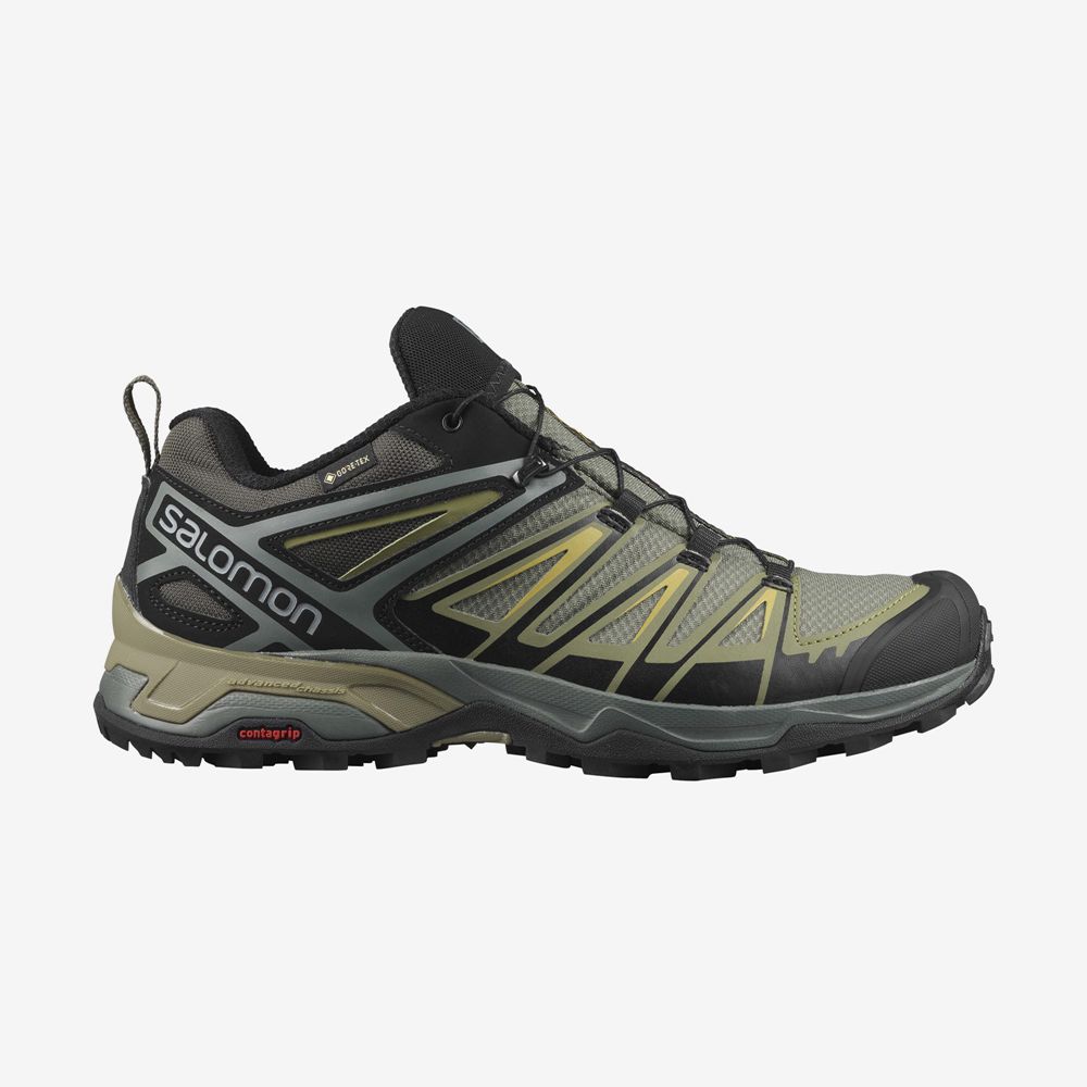 Salomon X ULTRA 3 GORE-TEX Zapatillas Trekking Hombre - Doradas - Colombia (06278-SUFW)